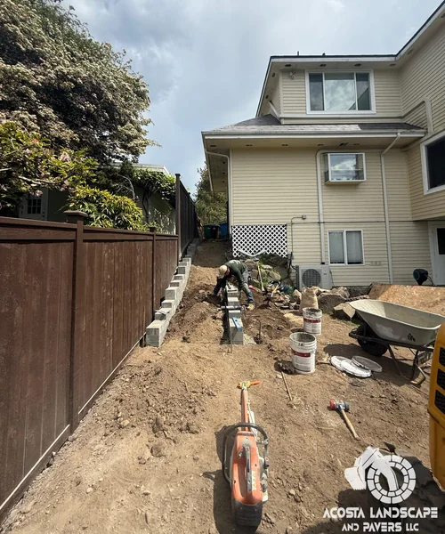 Full Perimeter Fence Replacement & Paver Access Ramp in Shoreline 